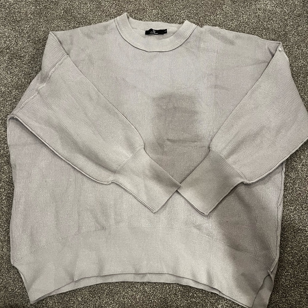 Grey oversized sweater